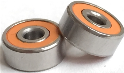 8 Pack 3x10x4 mm Ceramic Hybrid Orange Seal Bearings Smr103C-2Os