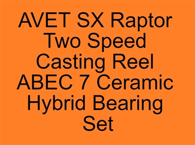 AVET SX Raptor Two Speed Casting, Ceramic Super Tune Hybrid ABEC 7