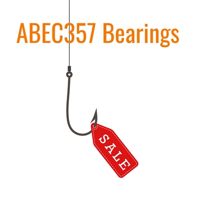 Ceramic Hybrid ABEC 7 Orange Seal Bearings