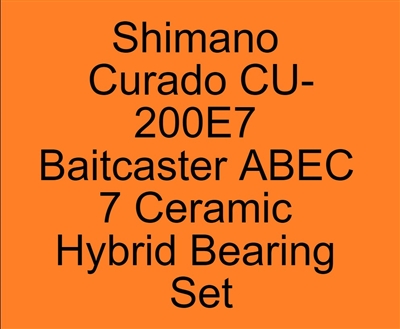 Hybrid Ceramic Ball Bearings Fits SHIMANO CURADO CU-200E7 ABEC-7 Bearing SPOOL 